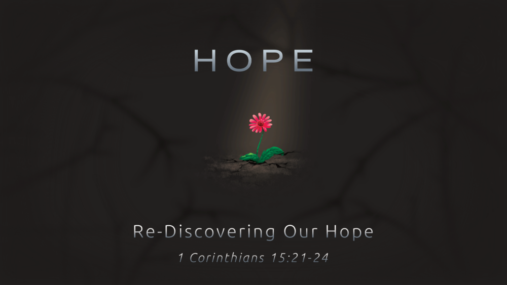 Re-Discovering Our Hope